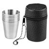 Tourist Glasses, 6 Pieces, Case