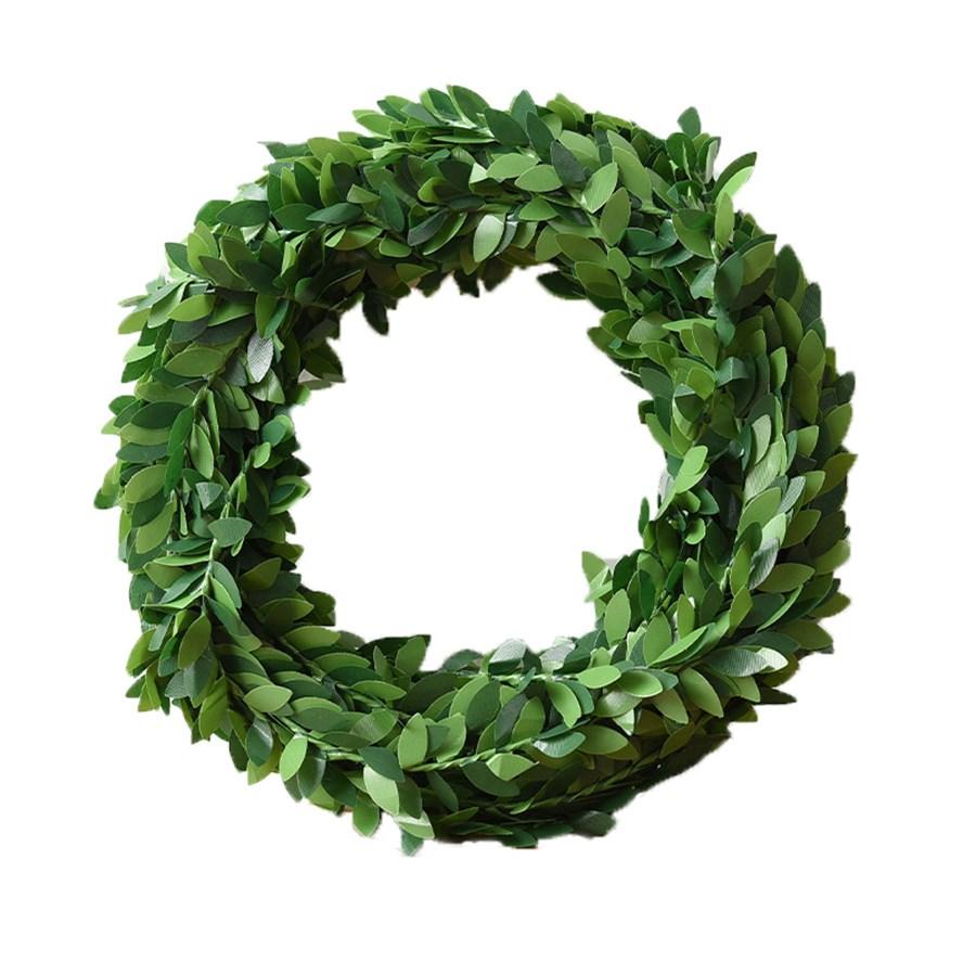 

Artificial Plants Ivy Leaf Wreath 5/7.5 Meters Vines Fake Leaf Home Decor Wedding Christmas Outdoor Garden Festival Decorations 1pc