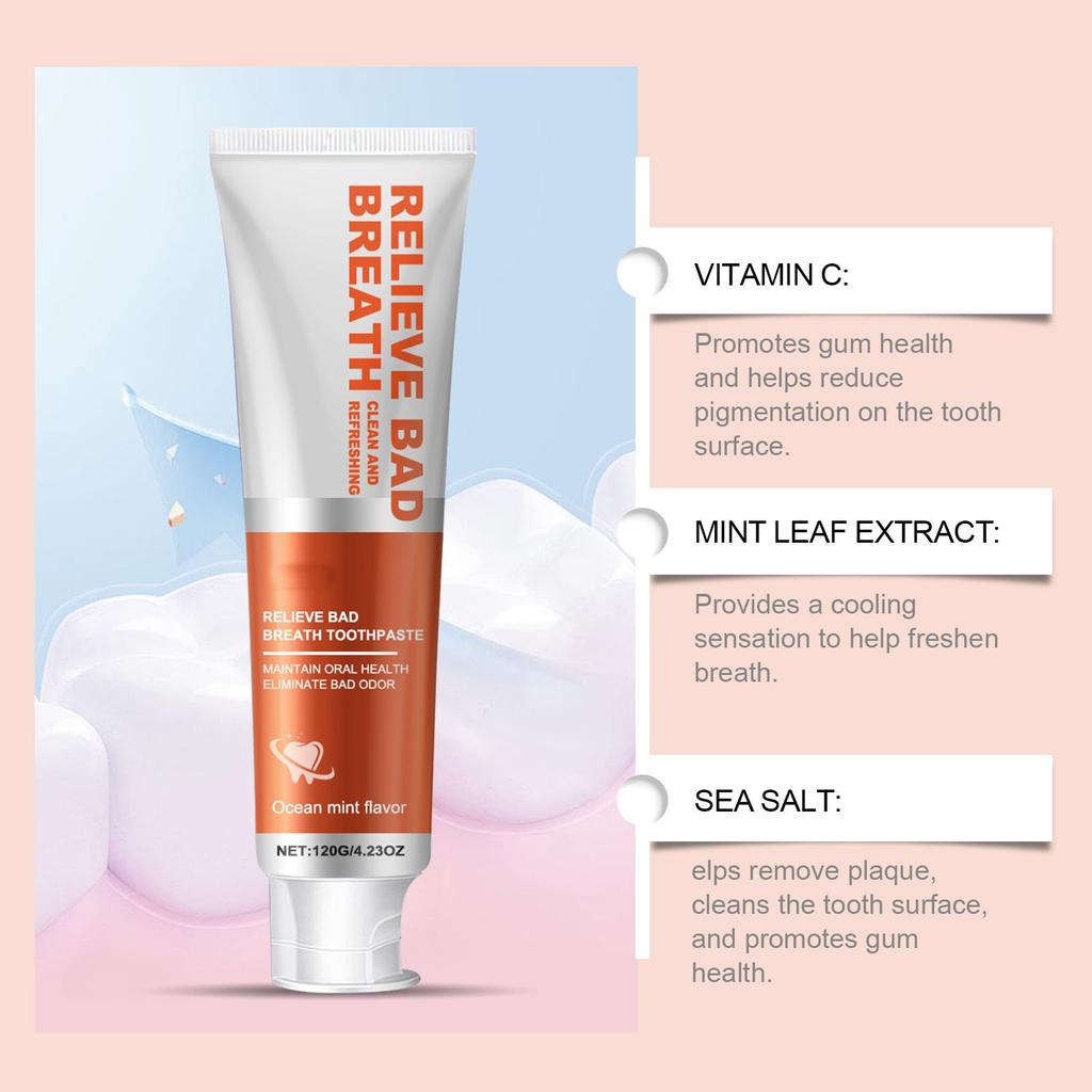 Cleaning Toothpaste Cleaning Care Teeth Bright Refreshing Mint Oral Care Toothpaste