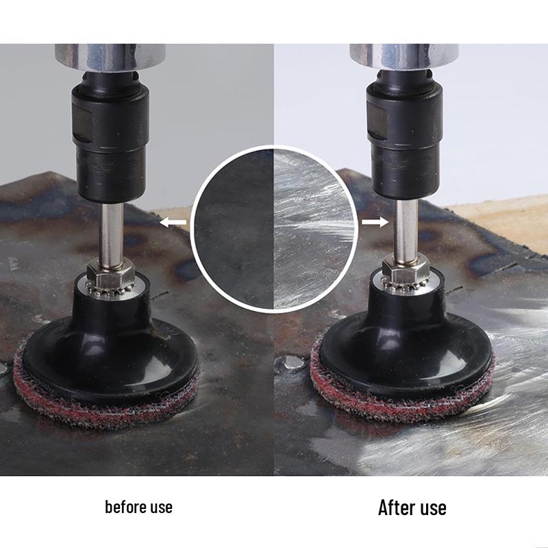 2-inch Torque Sanding Disc Set, 388-Piece Twist Lock Spiral Pads for Rust and Paint Removal