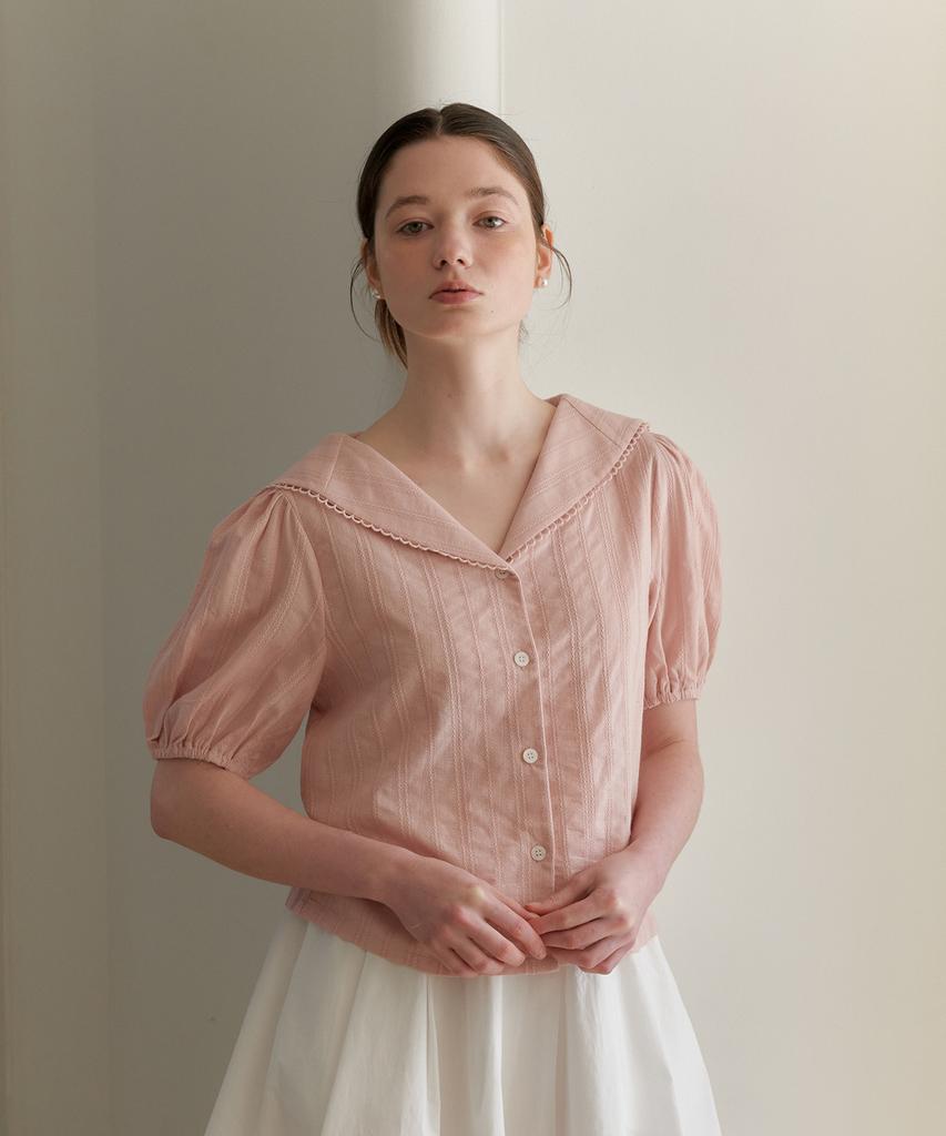 YUPPE Moon Lace Shirt_Pink