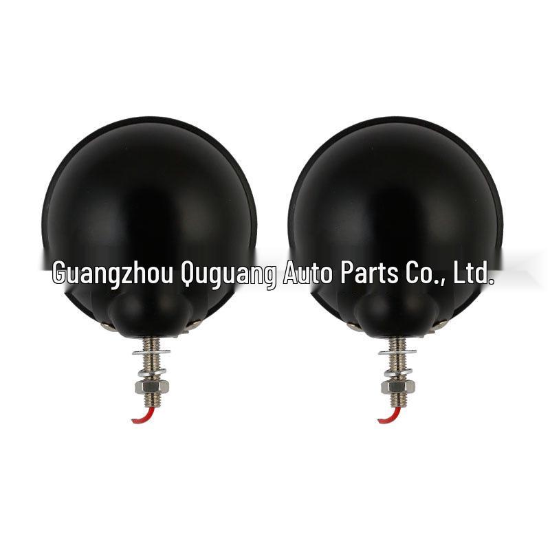 4.5" LED Fog Light Housing Cover for Harley Motorcycle - Iron Outer Shell