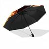 1pc Giraffe Plaid Automatic Folding Umbrella   Compact 8 Rib Design, Durable Iron Frame for Travel, Outdoor,  A0920087