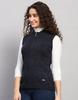 Monte Carlo Women's T Neck Sleeveless Cardigan