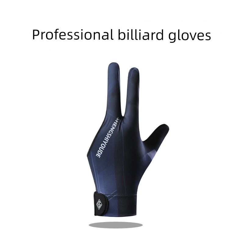 

Billiard Gloves Men s and Women s Snooker Special Table Tennis Gloves Three-Finger Gloves Professional Billiard Gloves Technology Blue([One left hand]]) All yards