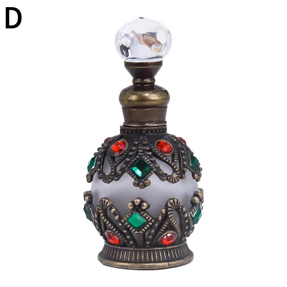 5/10/12/15/25ml Luxus Glas Parfümflasche zum Nachfüllen von ätherischem Öl Arabisches Design Premium Aromaöl Spender Großhandel