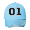 “01 Number Minimalist, Symbol Design” Mesh Baseball Cap