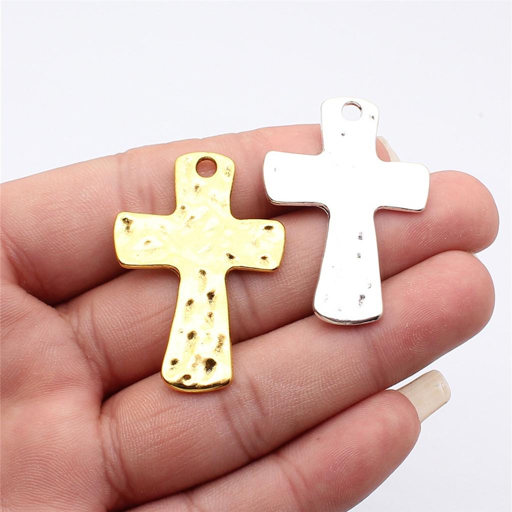 Large Crosses Detailed Religious Charm Antique Bronze Zinc Alloy Jewelry Making Supplies Necklace Making DIY Charms