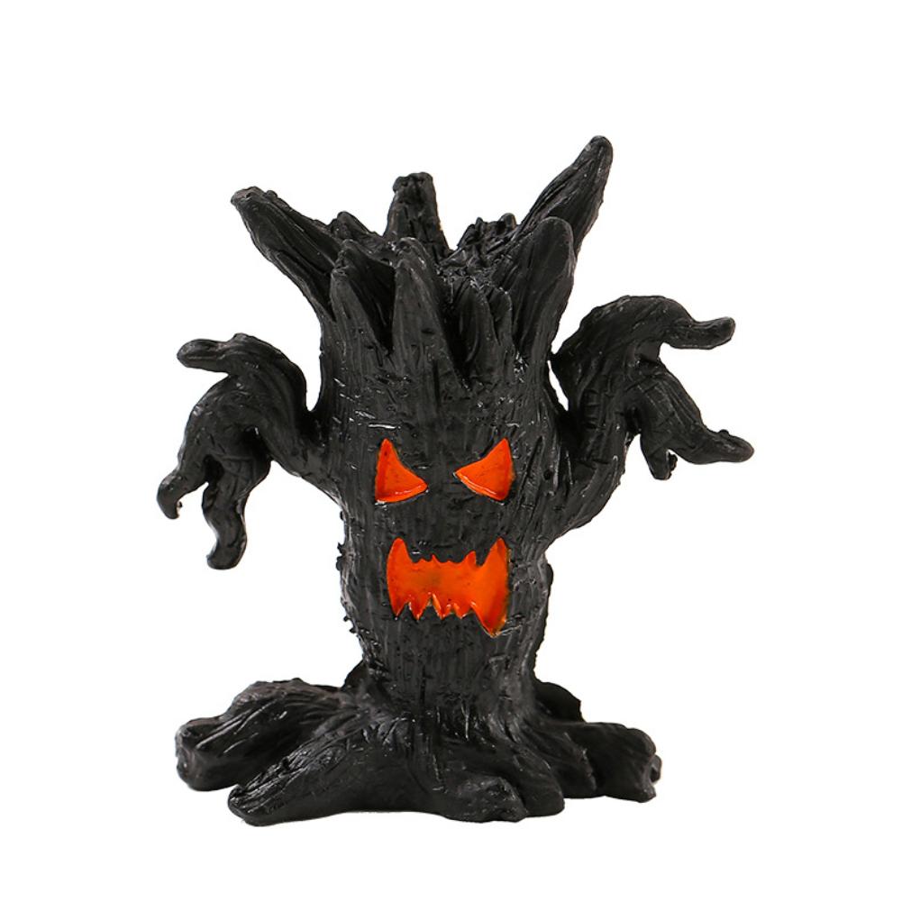 Micro-Landscape Halloween Scene Decoration Accessories Tree Spirit Resin Crafts Ornaments2025new