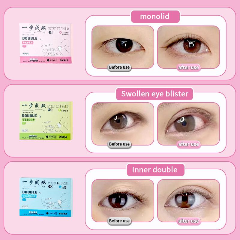 120Pcs/Box Double Eyelid Stickers With Handle Natural Invisible And Long-Lasting Shaping Big Eye Beauty Tapes Lift Eyelids