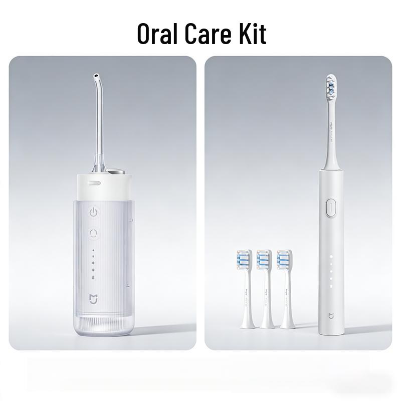 Xiaomi Electric Toothbrush T302 & Mijia Water Flosser F400 Oral Care Gift Set CN plug (adapter included)
