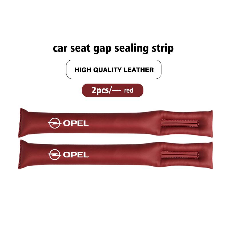 Car Seat Gap Sealing Strip Leather Anti Drop Storage Organizer For Opel Zafira Meriva Mokka Vivaro Vectra Antara Ampera