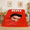 Coperta morbida in flanella retrò The King E-Elvis Presley, Coperta accogliente per letto, Divano, Poltrona, Camera da letto, Soggiorno, Viaggio, Picnic bambino