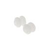 10Pcs Pulley Gear Micro Plastic Wheel White Pulley Wheel Fit Dc Motor Shaft 2Mm Toy Model