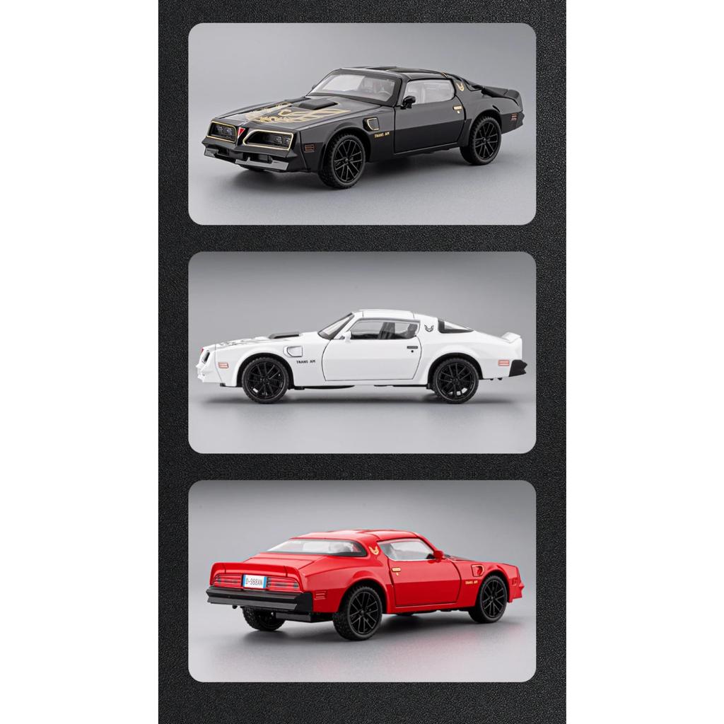 NEU 1/32 Pontiac Firebird Legierung Muscle Car Modell Sound und Licht Rückzug Kinder Spielzeug Sammlerstücke Geburtstagsgeschenk
