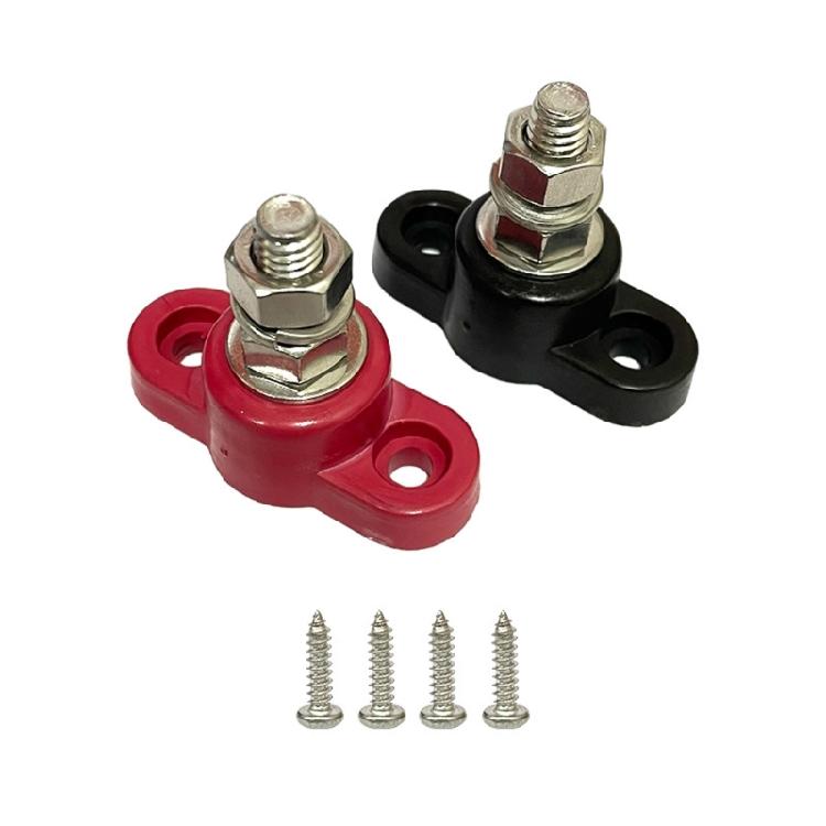 Power Distribution Terminal Block Battery Post Junction 48V Bus Bar Terminals for Car Boats Marine 50A