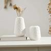 Keramikvase 3-teiliges Set, weiße Vasenornament, Heim Wohnzimmer Keramikvase Blumengesteck Dekoration