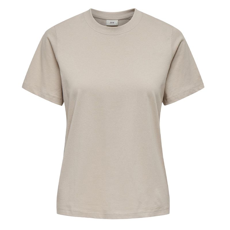 Pisa Kurzarm-Top mit Rundhalsausschnitt aus 100 % Baumwolle, Cloud Dancer Damen JDY