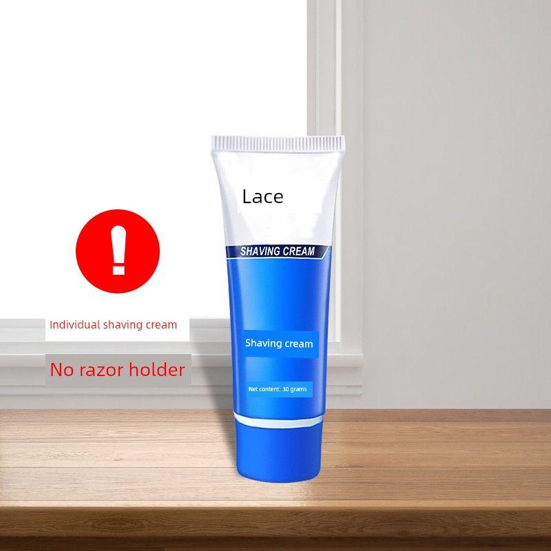 Men s Manual Razor, Old-Fashioned Shaving Razor, Beard Razor, Blade-Type Shaving Razor, Classic Style A Tube of Shaving Cream