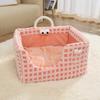 Doghouse Detachable and Washable Pet Nest Autumn and Winter New Style Woven Rabbit Ear Pocket Sponge Nest Cat Nest
