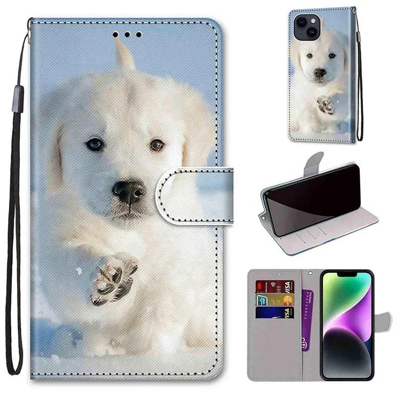 Fashion Leather Flip Case For Xiaomi 13T 12T Pro Redmi Note 13 Pro Plus 12 12S 12R Butterfly Personalized Painted Wallet Cover