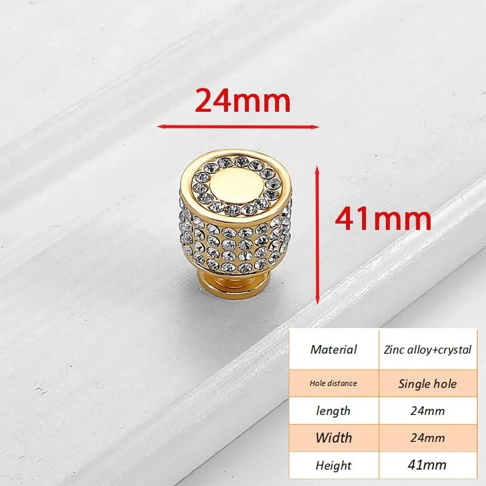 Goldene Leichte Luxus Schrank Schubladengriffe Moderner Minimalistischer Nordischer Stil Diamant Weinschrank Türgriffe Küchenschubladengriffe