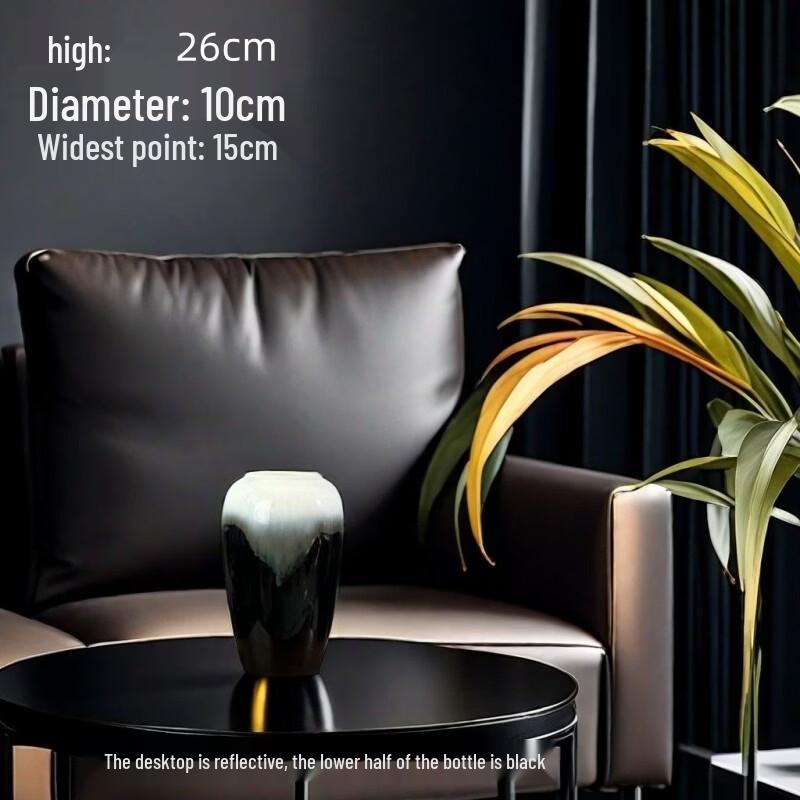 Retro Gradient Glaze Ceramic Vase & Pot Set