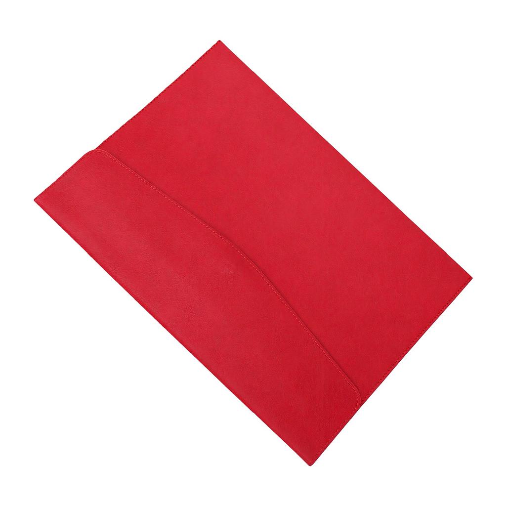 A4 PU File Folder Snap Closure Filing Organizer Leather File Envelope Folder for Business Office School Travel Storage
