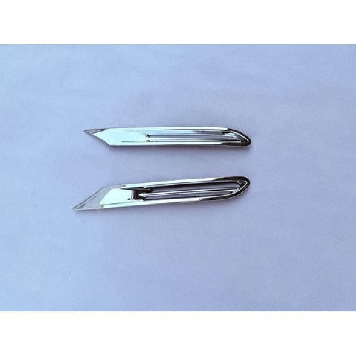 Front Fender Vent Cover Trim Chrome For 2024-2025 Toyota Grand Highlander ABS