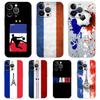 France Flag Phone Case For iPhone 15 14 13 12 Mini 11 Pro Max XS X XR 7 8 Plus Clear Shockproof Silicone TPU Cover