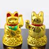 Lucky Waving Cat Lucky Cat Plastic Car High Quality