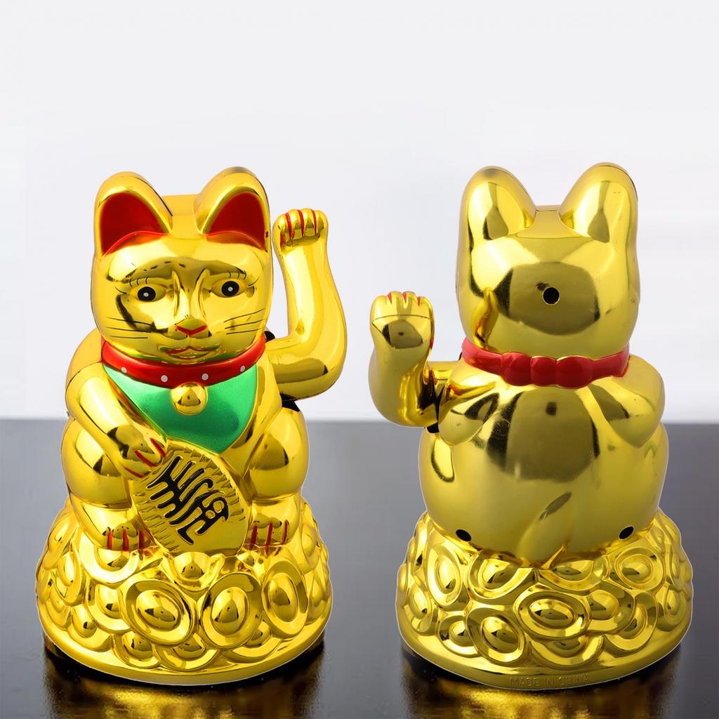 Lucky Waving Cat Lucky Cat Plastic Car High Quality