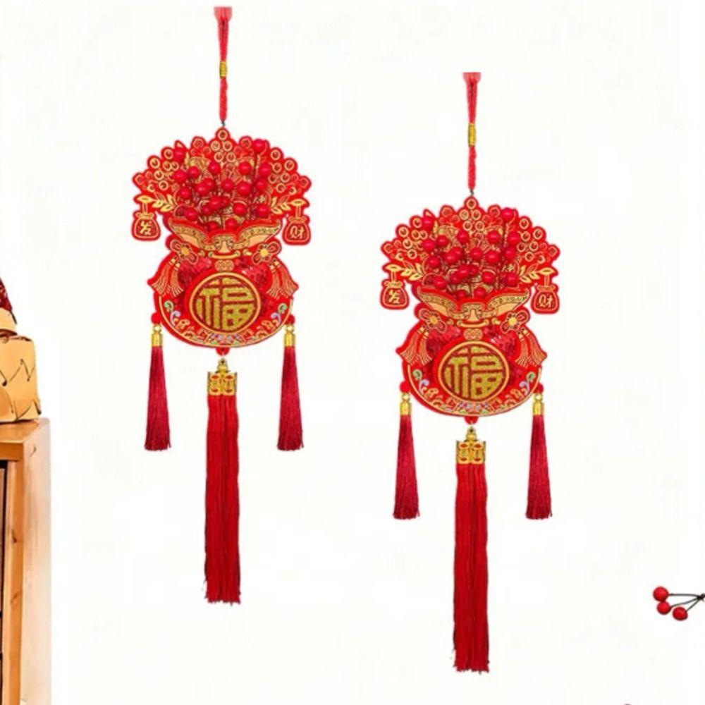With Tassels Fu Character Hanging Pendants Traditional Chinese New Year Decor  New Year Gift