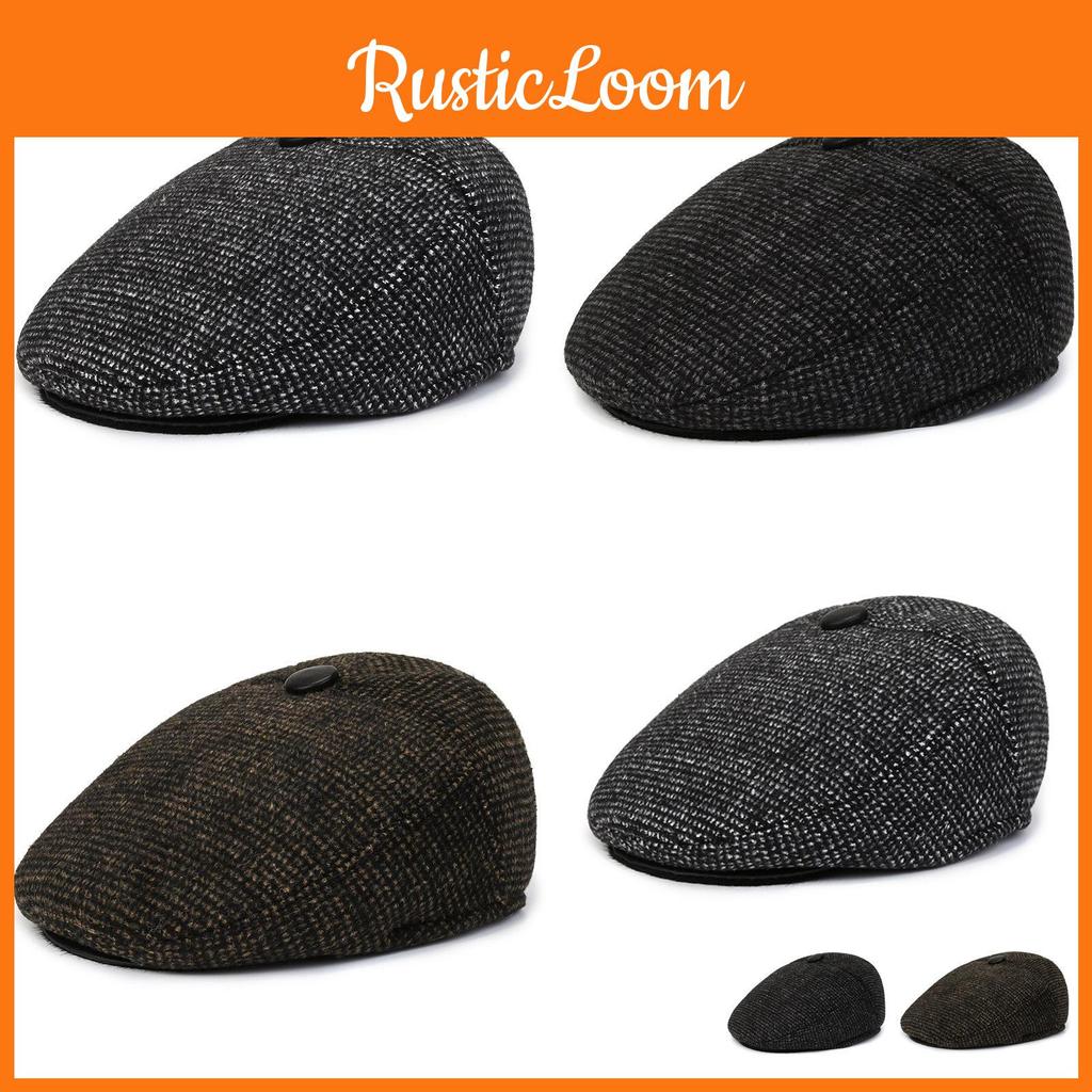 Aged Middle Winter Elderly People Hat Thickened Keep Warm Retro Breathable Shade