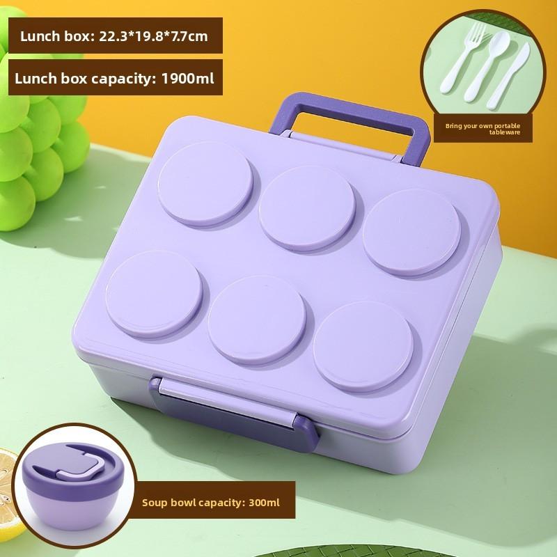 Style Kids Lunch Box With Dividers For School And Picnic Use