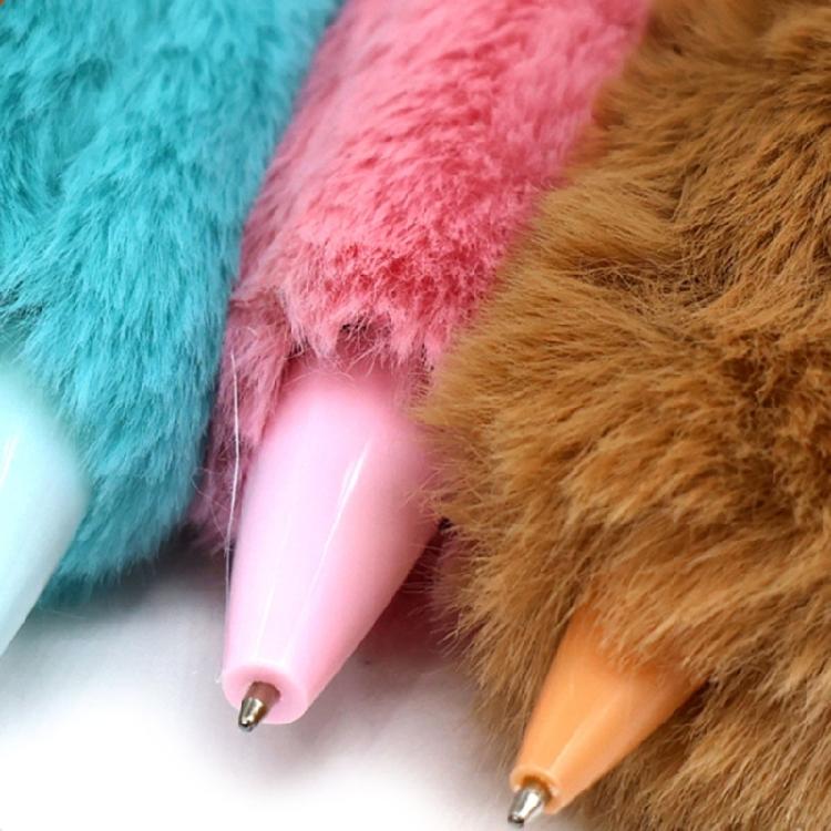 Plüsch Kugelschreiber 1,0 mm Unterschriftenstift Schwarze Tinte Schreibwarenstift Geschenkstift Geschmeidiger Schreibstift für Schüler