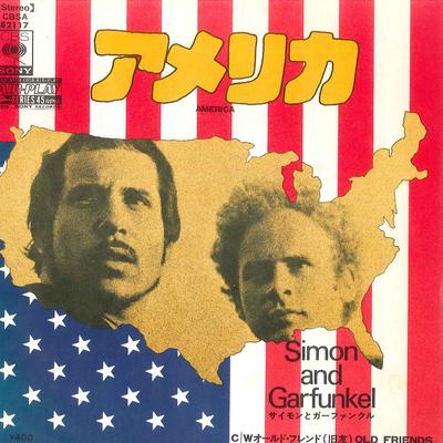 7inch Record SIMON & GARFUNKEL - America / Old Friends CBSA82117 CBS SONY 1972 Japan Pop Used