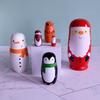 Charming Wooden Santa Claus Nesting Doll Set 6 Layers Of Festive Home Decor And Gifts For The Holidays