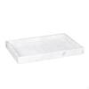 Marble Tray with Raised Sides Elegant Sleek for Dresser