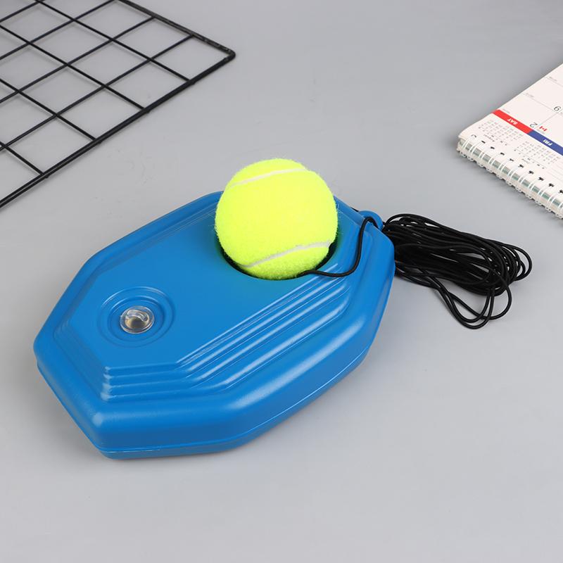 Portable Solo Tennis Trainer Rebound Tennis Ball With String Rope Self Tennis Practice Training Tool For Adults Kids Beginners