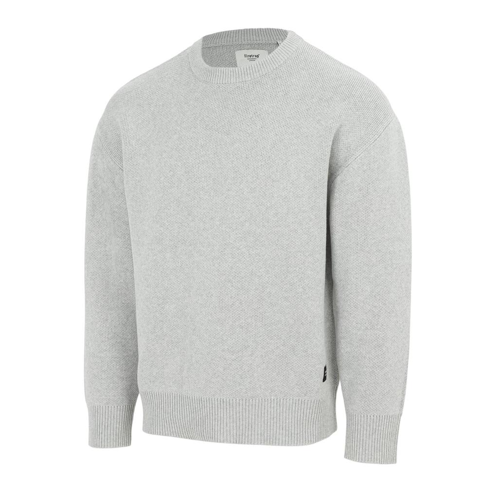 Firetrap Mens Knitted Cotton Crew Neck Sweatshirt