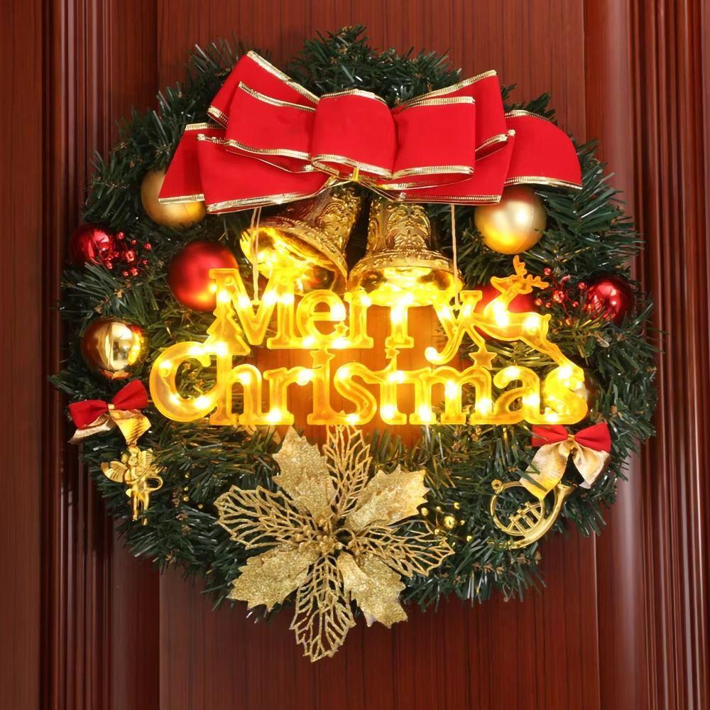 Three-dimensional Merry Christmas Letter Lights Waterproof Christmas Neon Light  Party