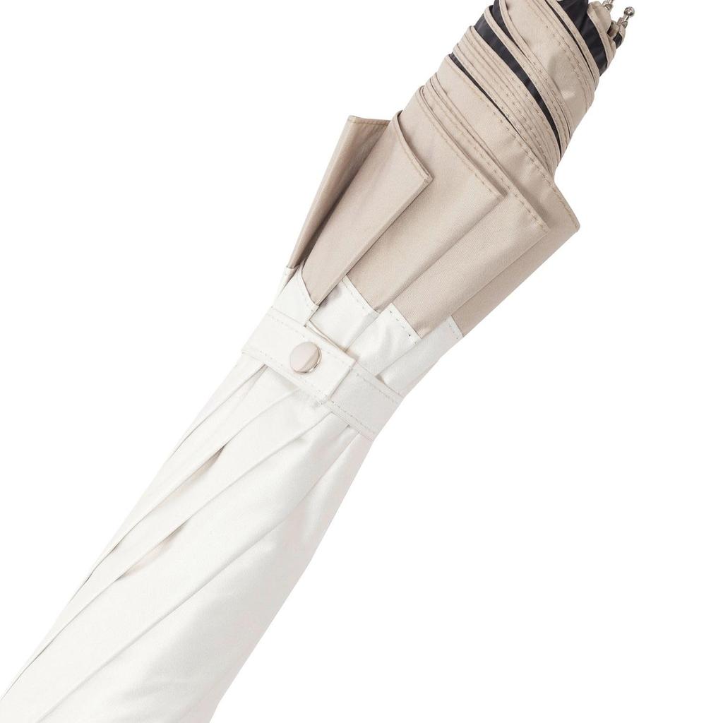 Moonbat Cool UV Folding Umbrella for Suitable for and Rain or Light Heat UV Easy UV Heat Product White Parasol, Easy-to-Fold Women, Commuting, School,