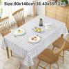 Durable 90x140cm Tablecloth Waterproof Oilproof Dining Table Colth Antifouling Rectangula Picnic Mat