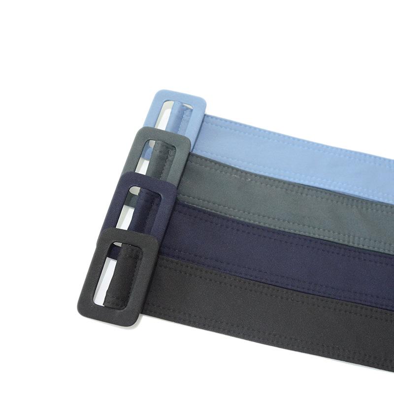 Women's Extra Long Canvas Belt: Solid Color, Wide Waistband for Casual Wear