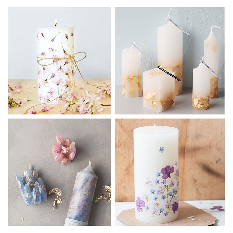 Fine Granular Paraffin Wax Smooth Texture and Good Light Transmittance Diy Material Aromatherapy Candle Stone Crack Wax 28x20cm