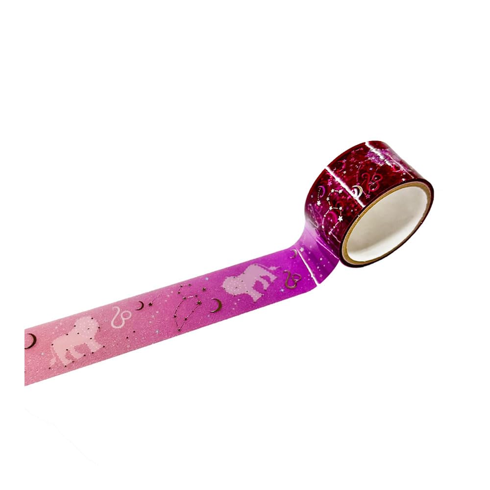 ClosePin 12 Constellations Transparent Masking 20mm MT16619 Tape, Wide, Leo,