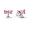 New S925 Silver Romantic Floral Lucky Clover Bowknot Gemstone Ring Stud Earring Necklace Bracelet Inlaid Gem Set Fashion Jewelry