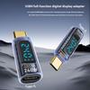 USB C to USB C Adapter 240W Charging and 40Gbps Data Transfer With Digital Display For Phones Laptops Video Transmission