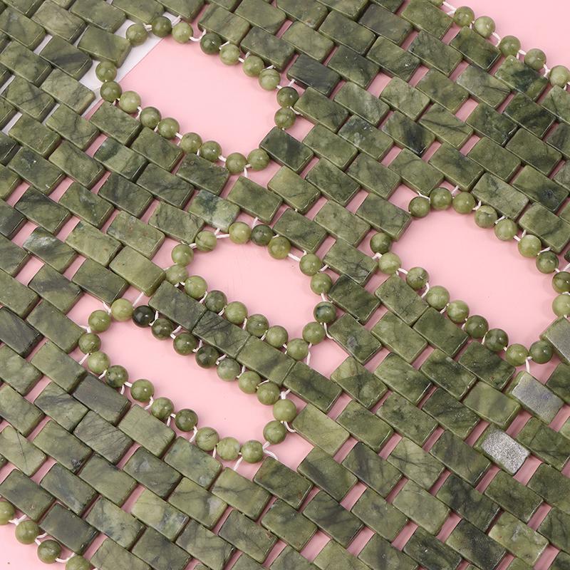 Natürliche Jade Gesichts-Augenmaske Heiß-/Kaltsteintherapie Massagegerät Home Beauty Spa Salon Hautpflege Beauty-Massagegerät